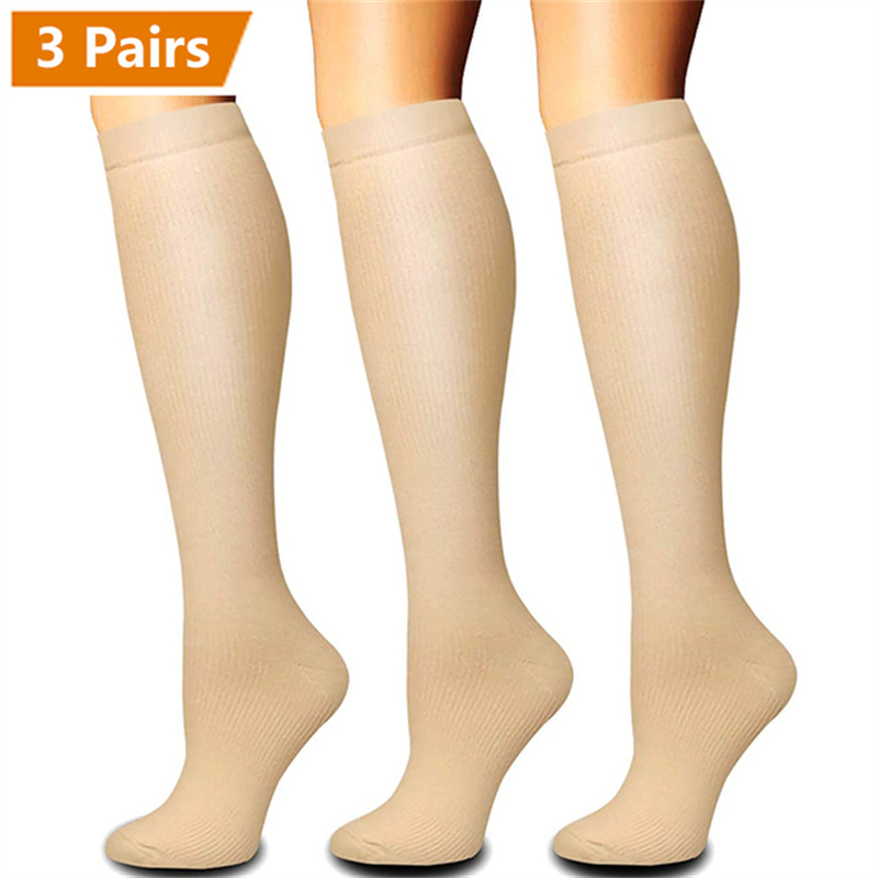 Sock Garter Men - 3 Pair Compression Socks Knee High