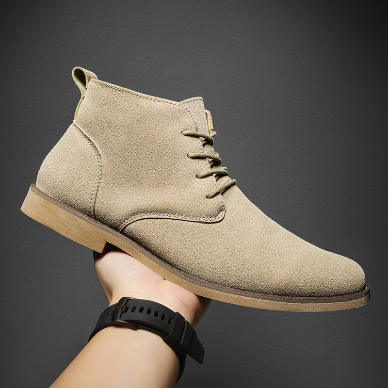 British Style Brown Chelsea Bo - Men Formal Wear With Boots ulasan dan harga