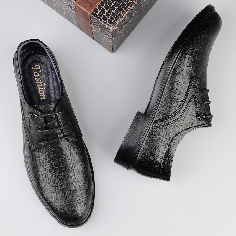 Men Formal Genuine Leather Cas - Formal Men Daily Wear Footwear ulasan dan harga