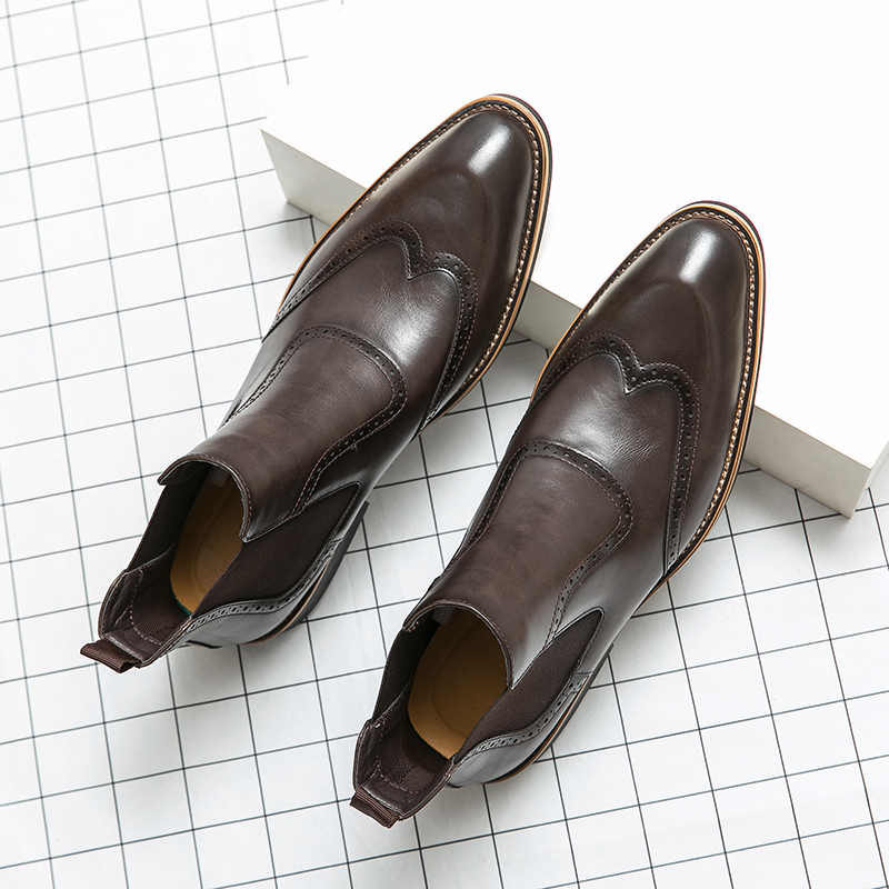 British style mens fashion che - Men Formal Wear With Boots ulasan dan harga