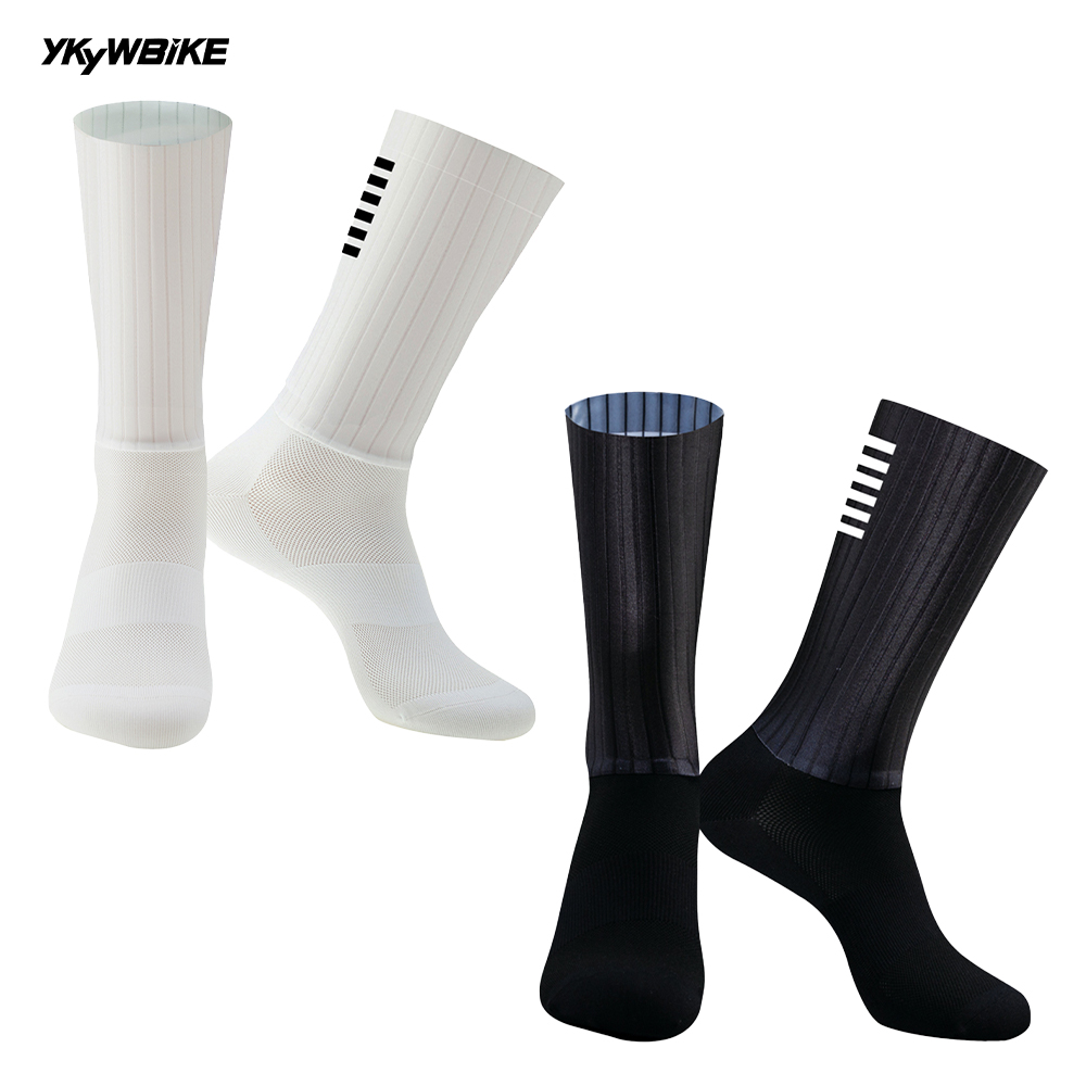 YKYW Black White Anti Slip Sil - Sock Garter Men ulasan dan harga