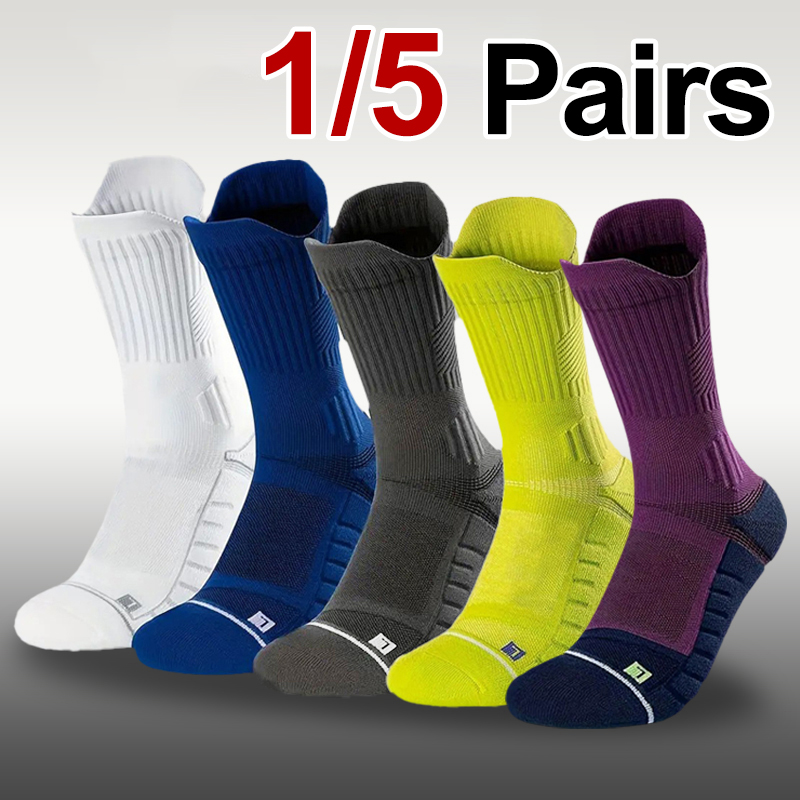 1/5 Pair Men Towel Bottom Bask - Sock Garter Men ulasan dan harga