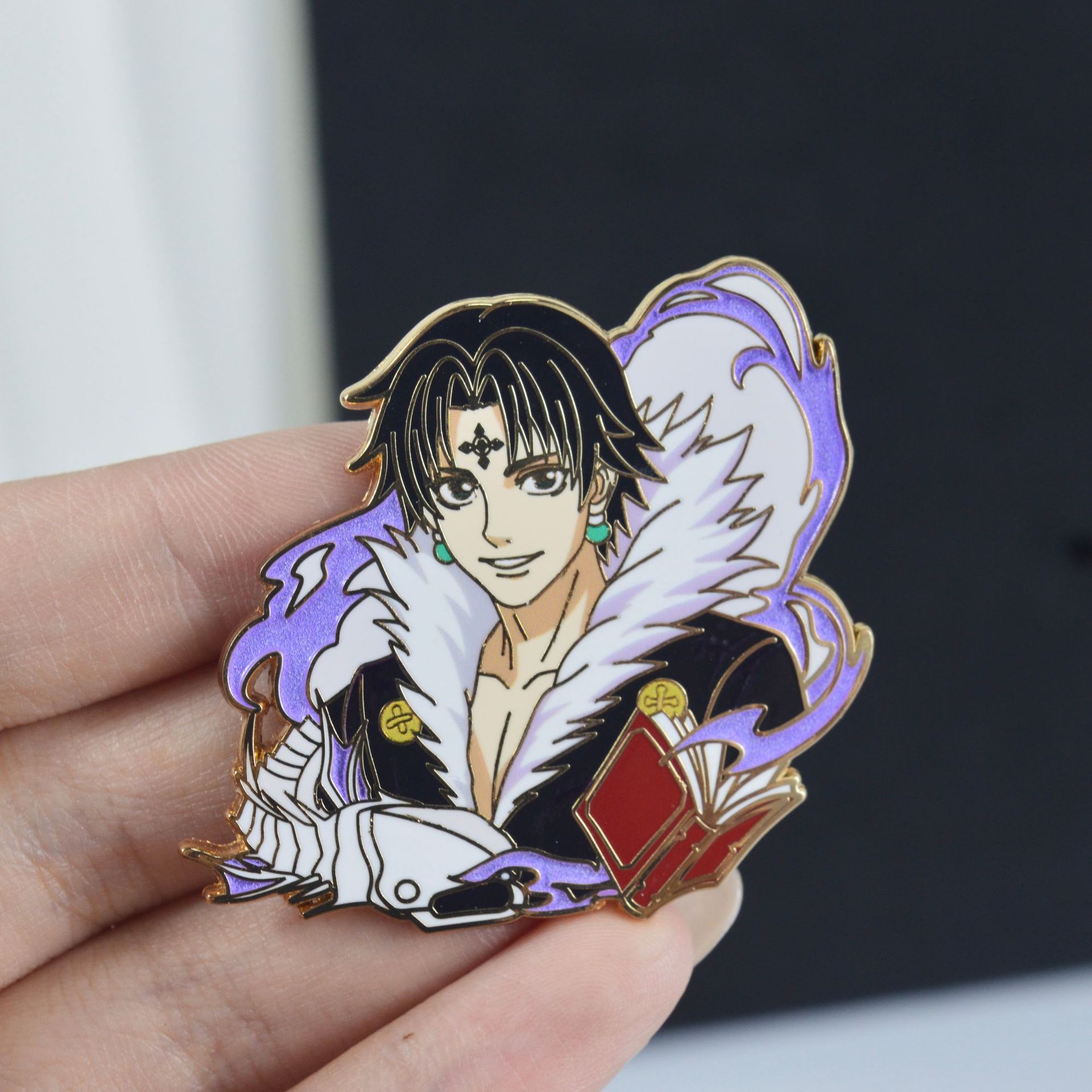 5pcs Japanese Anime Hunter Bad - Tuxedo Lapel Pin ulasan dan harga