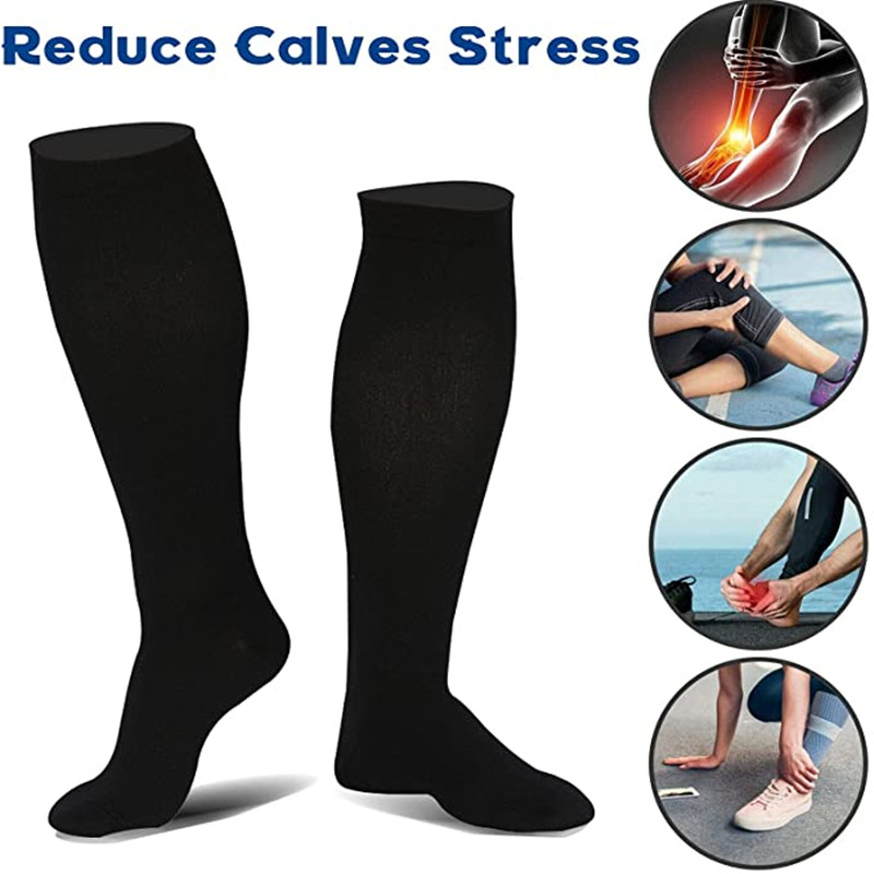 3 Pair Compression Socks Knee  - Sock Garter Men ulasan dan harga